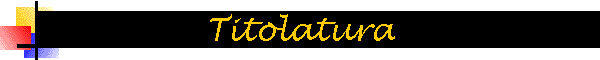 Titolatura